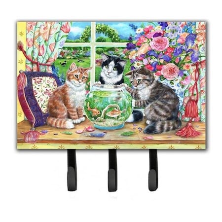 Carolines Treasures Carolines Treasures CDCO0325TH68 Cats Just Looking in the Fish Bowl Leash or Key Holder CDCO0325TH68